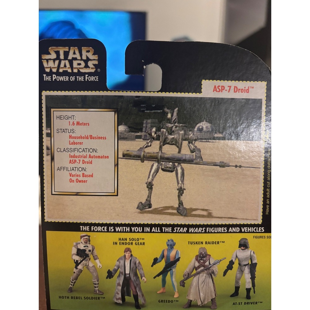 Star Wars Power of the Force ASP-7‎ Droid Figure 1996 POTF Collection 2 New - Picture 5 of 13